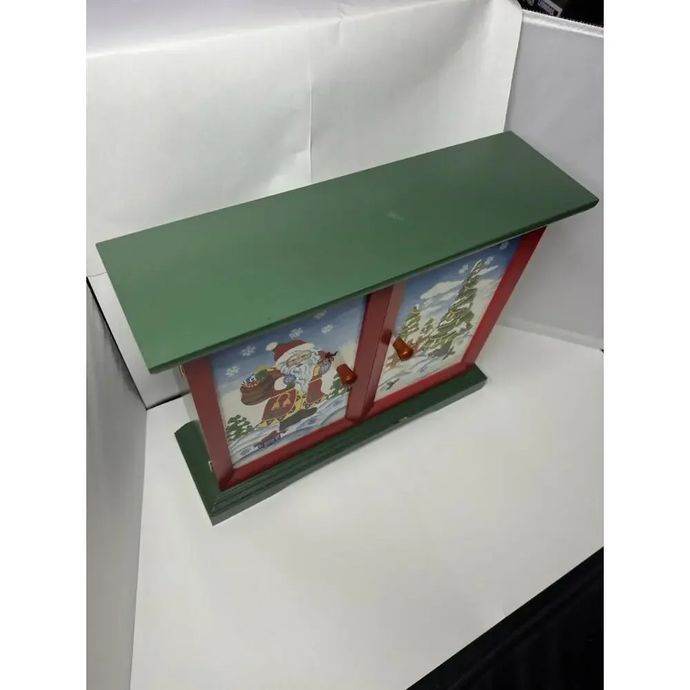 Vintage 2003 Thomas Pacconi Classics Christmas Wooden Advent Calendar w/ Drawers - Picture 2 of 9